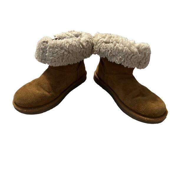 KOOLABURRA BY UGG SHORT CHESTNUT WOMAN’S BOOTS 1117813 SIZE 4 - Picture 3 of 12